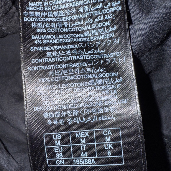 Guess Black Eyelet Inset Corset Top w/ Ruched Neckline Size M PRE-OWNED - Picture 13 of 16